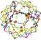 4E's Novelty Glow in Dark Expandable Ball also known as Breathing Balls for Kids, Expandable Fidget Toy, Colourful Expanding Ball Toy, Stress Relief for Ages 3+, 6 to 12” Large Expanding Sphere Balls